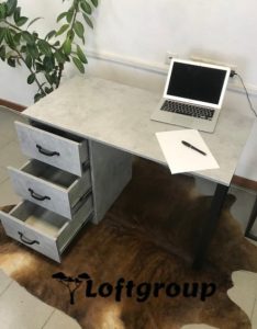 Компьютерный стол с ящиками в стиле Лофт купить в Одесса, Харьков, Днепр