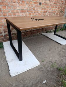 Письмовий стіл з масиву дерева лофт купити Київ, Харків, Льві