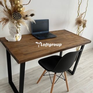 Письмовий стіл з масиву дерева лофт