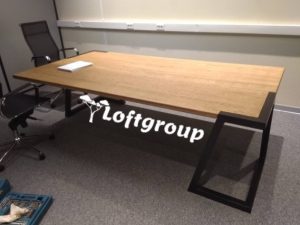 Великий офісний стіл лофт для переговорів купити