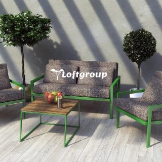 Комплект мебель для террасы в стиле Лофт