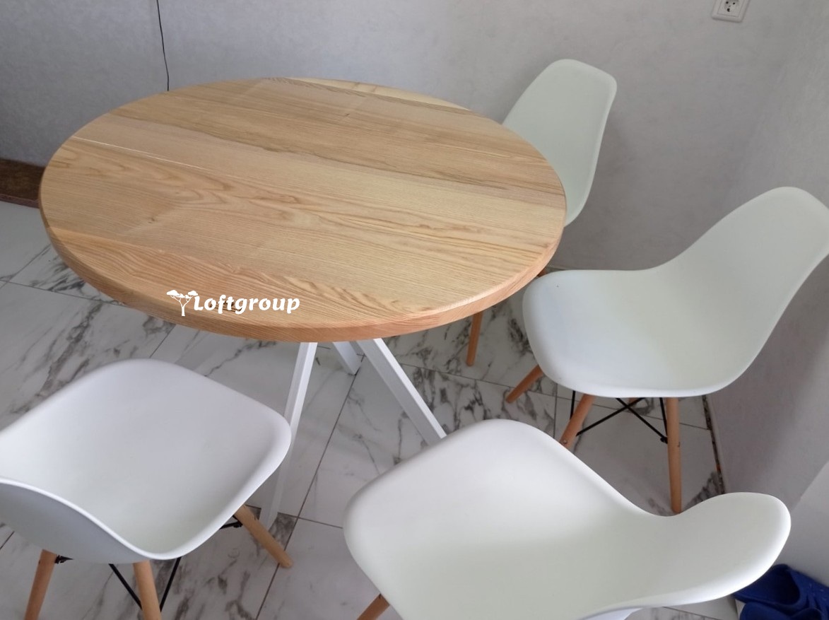 Купить круглый стол из дерева