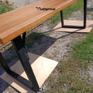 Большой обеденный стол лофт