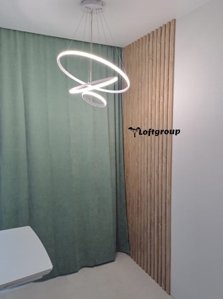 Стеновые декоративные рейки из МДФ шпонированные | Loftgroup