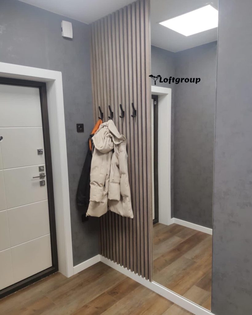 Стеновые декоративные рейки из МДФ шпонированные | Loftgroup