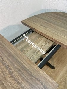 Стол кухонный раскладной из дерева дуба, ясеня, сосны
