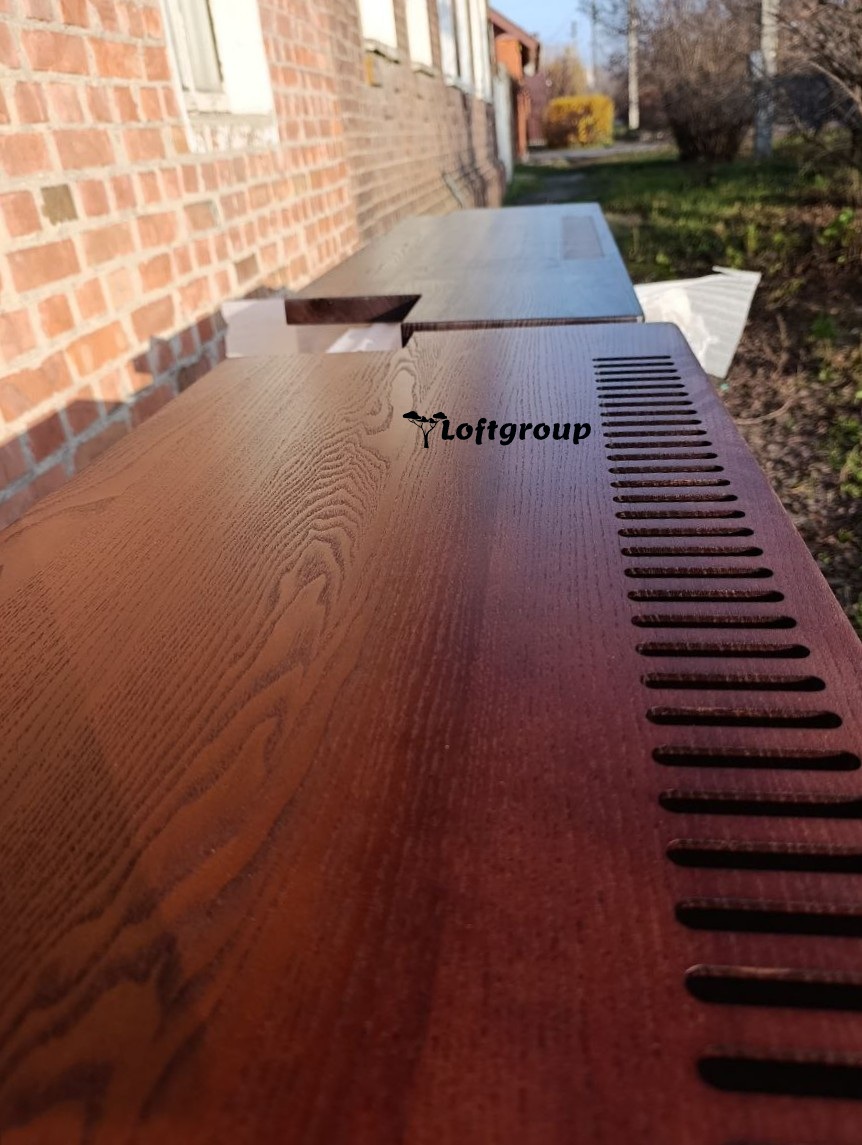 Деревянный подоконник