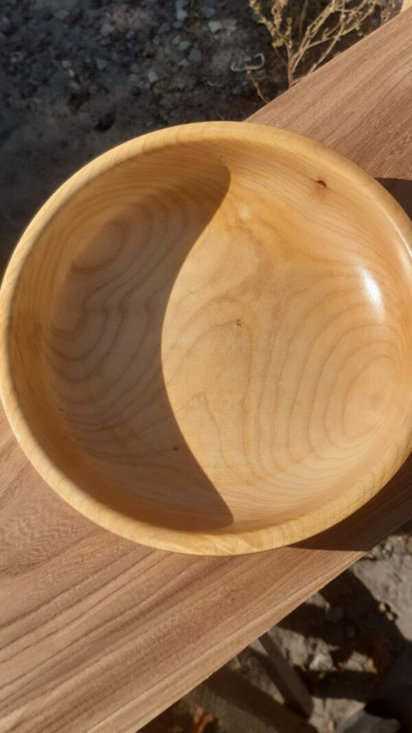 Дерев'яна тарілка з клена