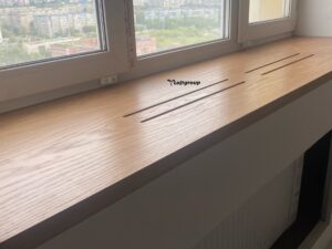 Подоконник с отверстиями для радиатора отопления купить Киев, Харьков, Одесса